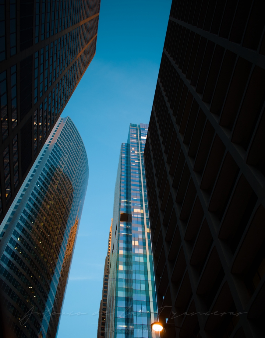 Buildings under blue sky