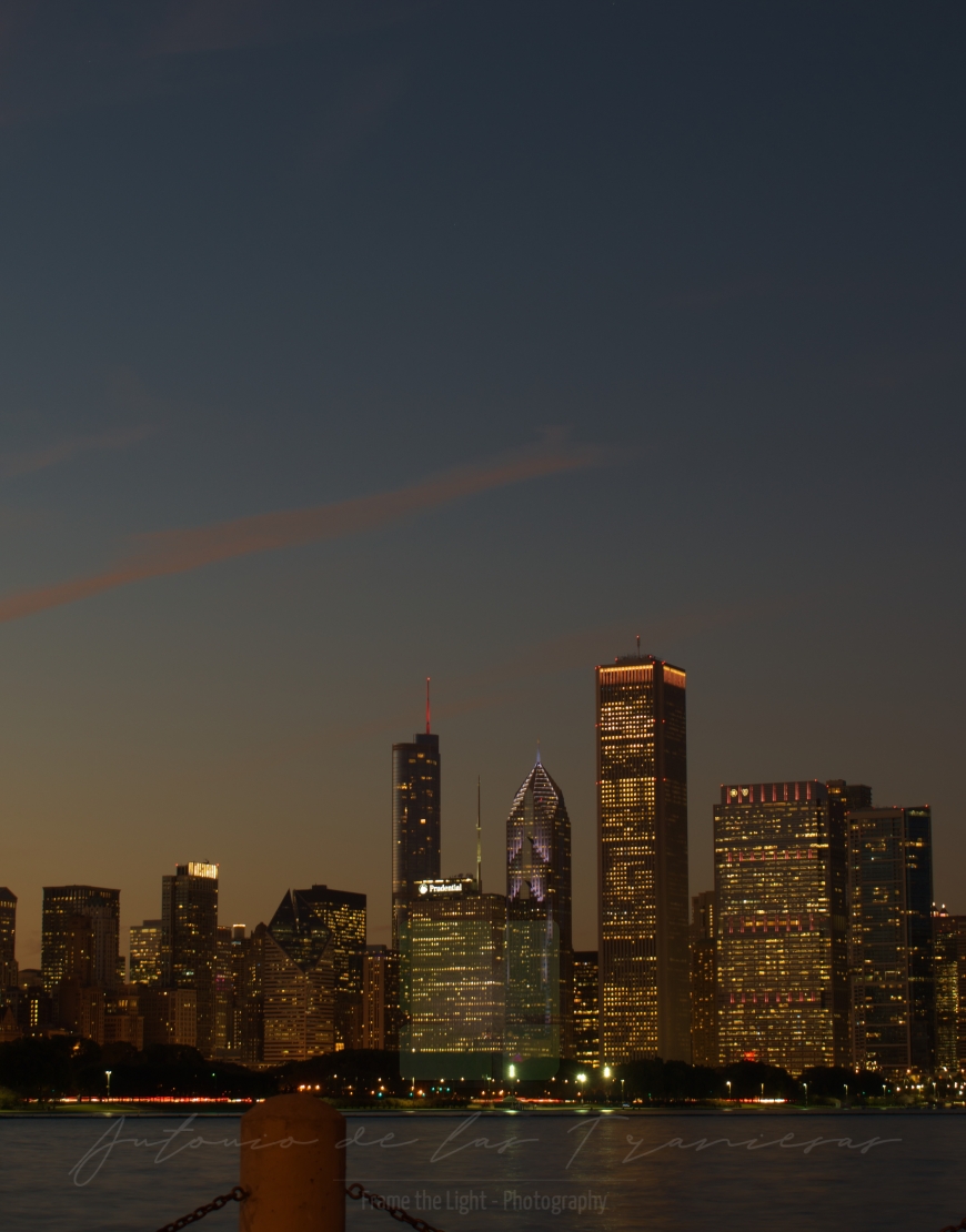 Sunset in Chicago